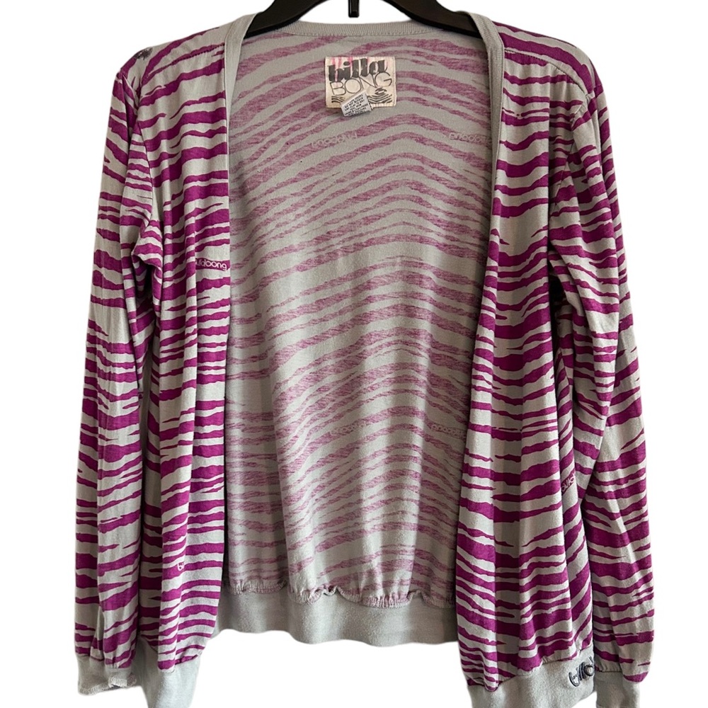 Billabong Zebra Print Cardigan